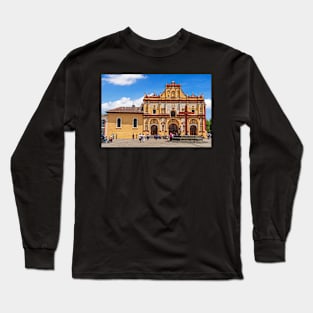 Cathedral, San Cristobal de las Casas, Mexico Long Sleeve T-Shirt